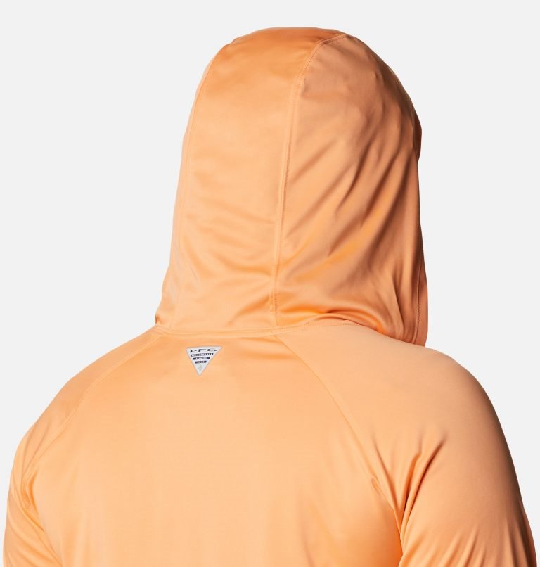 Women's Columbia PFG Tidal Tee Hoodie Orange | Plus Size CA-NA630